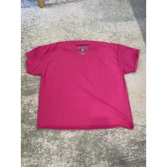 Vintage US Navy Blue Angels Pink Size 3XL Gildan Ultra Cotton - Picture 6 of 7